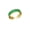 Style 11, variant on Gold Tone Geometric Rainbow Statement Open Ring Double Prong Baguette Band Chunky Multi-Color Stone Jewelry for Women Trendy Everyday Accessory Style 15
