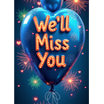 thumbnail image 4 of Colorful We ll Miss You Banner with Balloons Stars and Flowers Background Party Decoration for Farewell Parties Departure Celebrations Photo Booths and Gatherings, 4 of 8