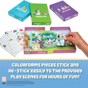 Colorforms Bluey Stickers Play Set Collection - Stickers for Kids, Bluey Toys, Toddler Sticker Book, 4 Play Scenes with Repositionable Stickers, Toddler Stickers, for Boys and Girls, Ages 3+