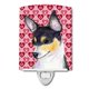 thumbnail image 1 of Caroline'S Treasures Ss4518Cnl Chihuahua Corazones Amor Y Día De San Valentín Retrato Luz Nocturna De Cerámica Compacta Con Certificación Ul Ideal Para Dormitorio, Baño, Guardería, Pasillo, Cocina, 6X, 1 of 1