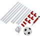 thumbnail image 1 of Mini juego de red con poste de portería de fútbol para niños, para interiores y exteriores, con bomba de pelota, juguete deportivo para niños, 1 of 9