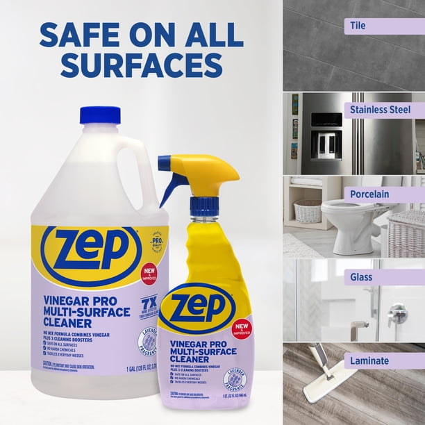 Zep Vinegar Cleaner 32oz | Surface scrubbers for janitorial