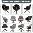 thumbnail image 6 of Whosucclay Colorful Dog Paw Print Curved Back Bar Stool Slipcovers with Arms, Anti Wrinkle Bar Chair Slipcovers Bar Stool Cover Swivel Chair Protector for Counter Kitchen Dining Room, 6 of 7