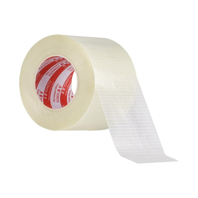 Cinta de fibra de vidrio, cinta de flejado, resistente a desgarros, cinta de envío transparente, cintas de embalaje, cinta adhesiva para un sellado ro 50mm 50 Metros