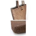 thumbnail image 5 of Moda mujer verano paja para totes playa casual bolso de hombro bolso de mano cesta Ba Feliz Sencillez, 5 of 5