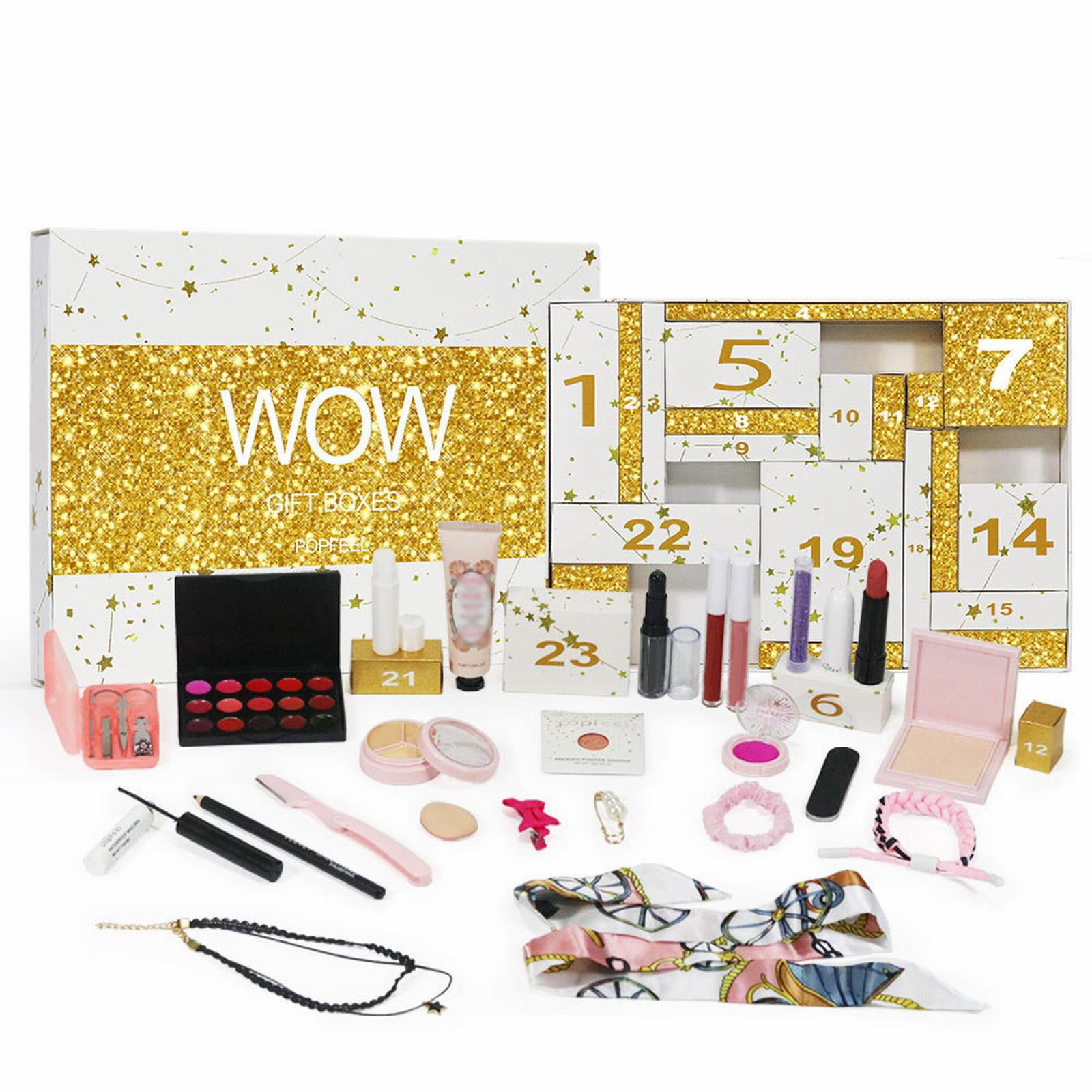 Clearance Sale! Lssam Calendar 2024-2025 Wall Calendar Makeup Advent Calendar 2024 Christmas Makeup Surprise Box For Women 24 Days Countdown Calendar Beauty Advent Calendar Xmas Gift Box Calendar