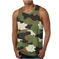 thumbnail image 2 of VBTAPA Mens Camouflage Tank Tops Soft Cotton Workout Casual Sleeveless T-shirt Trendy Summer Beach Tank Shirts Multicolor#20 L, 2 of 5