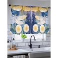 thumbnail image 5 of Spring Dragonfly Sheer Curtains 2 Panels Set Pastoral Dandelion Flower Lihgt Filtering Rod Pocket Voile Drape, Semi Sheer Window Curtains for Bedroom Living Room, 52"x54", 5 of 5