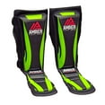thumbnail image 2 of Ultimate Shield Muay Thai Shin & Instep Guards, 100% Hi-Tec Skintex Leather, High-Density Foam Padding, Three-Foot Straps, Rubber Traction Dots, Ideal for Kickboxing Training, - Large/XL, 2 of 4