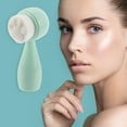 thumbnail image 2 of Unique Bargains 1 Pc Soft Silicone Synthetic Fiber Wool Cleansing Brush Cat's Paw Green 4.45"x1.69", 2 of 4