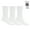 White, variant on Crew Style, White Diabetic Socks, MEN Size 13-15, 1 dozen Pairs