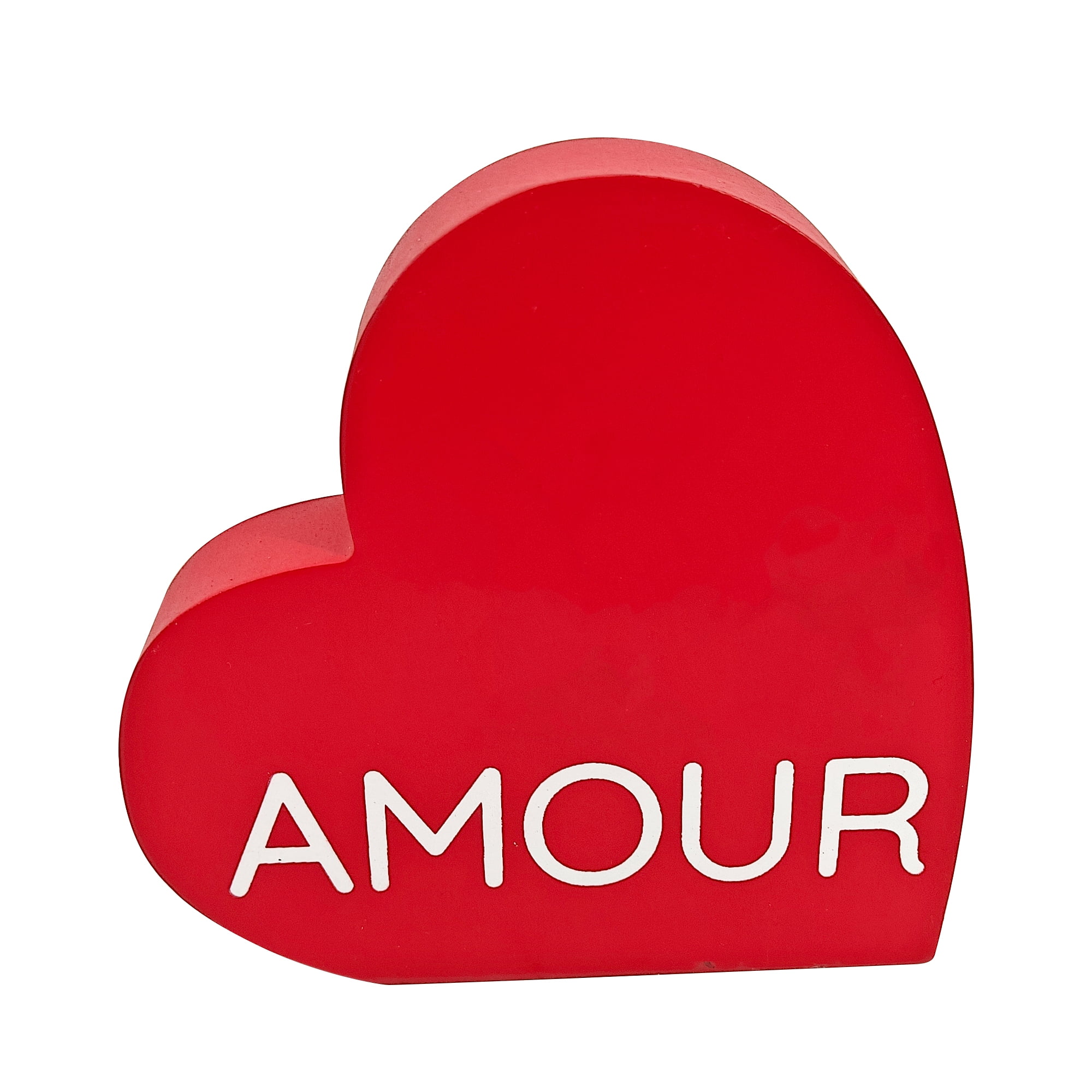 Way to Celebrate Wood Red Love Sign Decor