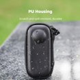 thumbnail image 3 of Portable Carrying Case for   X X2 X3, Waterproof Camera Hard Shell Bag, Action Camera Trave PU Protective Case with 2 Way Zipper, 3 of 8