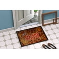 thumbnail image 4 of Jeepers Creepers with Bat and Spider web Halloween 18x27 Doormat, 4 of 4
