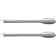 Rada Cutlery 12" Heavy-Duty Tongs, Pack of 2