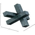 thumbnail image 2 of Meridina Furniture Stix Green Marble Decorative Object, 2 of 5