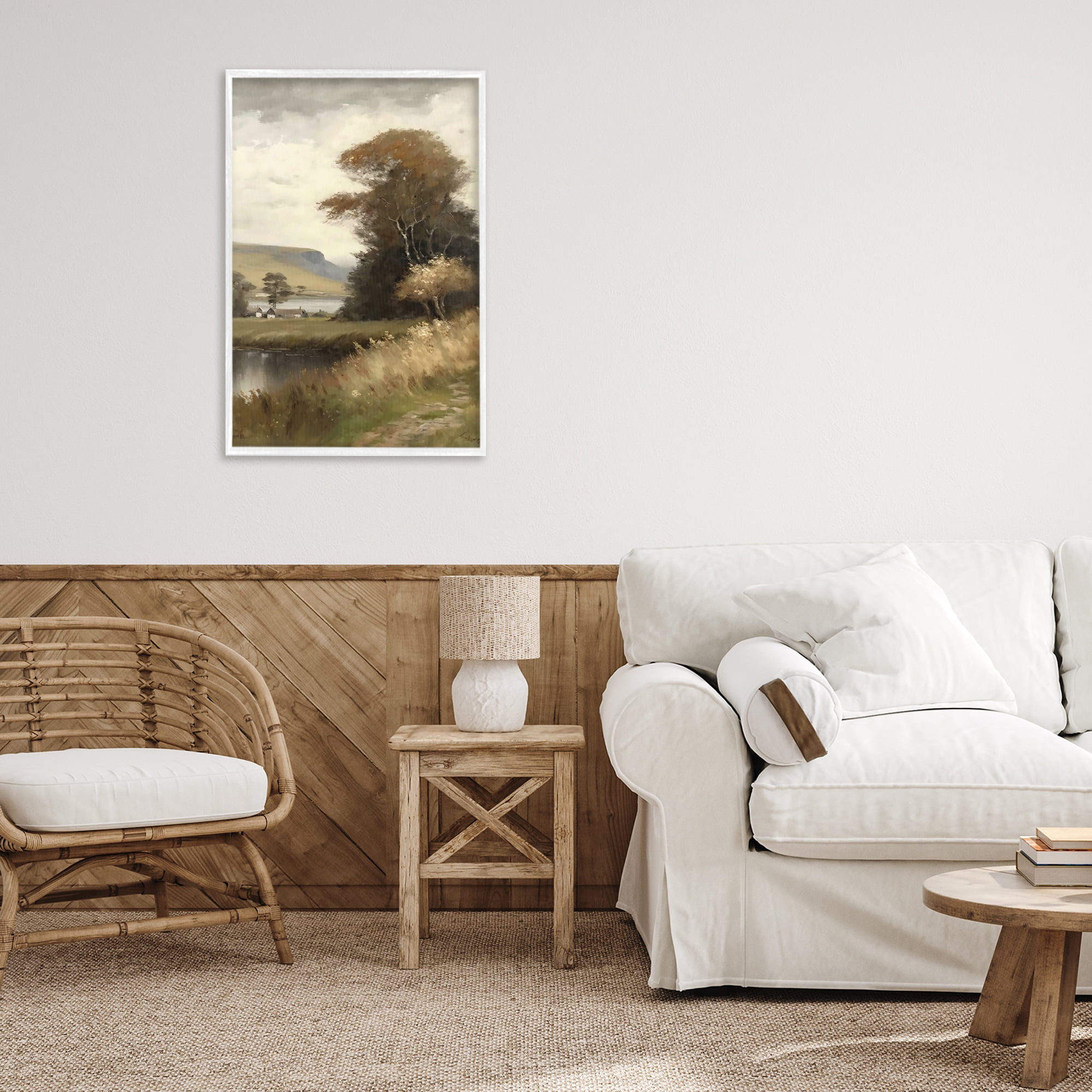 Stupell Industries House By The Water Retreat White Framed Giclee Art, design by Creative Studio