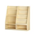 thumbnail image 6 of Miniyam Kids Bookshelf and Toy Storage Organizer, Children’s Bookcase with Front-Facing Book Display Shelves and Open Storage Compartments, Natural, 6 of 7