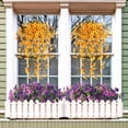 thumbnail image 4 of YiJuHui Artificial Morning Glory Garland, Realistic Silk Flower Hanging Vine, Fade-Proof Waterproof Outdoor Decor for Garden Wall Basket Patio Wedding Arch Home, 4 of 6