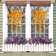 thumbnail image 4 of Simulated Fake Flower Wall Hanging Outdoor Garden Hanging Basket Decoration, 4 of 6