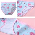 thumbnail image 4 of Emy Dola 12 Pack Girls Brief Kids Soft Underwear Panties Cotton Undies Adorable Prints Briefs for 2-10 Years Toddler, 4 of 8