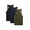 Black/Nave Blue/Army Green, variant on Men's 3 Pack Tank Tops Cotton Performance Sleeveless Casual Classic T Shirts