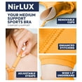 thumbnail image 2 of Nirlon Y Back Adjustable Sports Bras For Women - Nirlux Camisole Sports Bra, Stretchy Womens Tops Soft Workout Tops For Women (Marigold, 10), 2 of 6