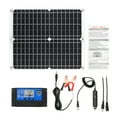 thumbnail image 3 of 26W Solar Panel Kit with USB Port Off Grid Solar Power Charging System Monocrystalline Module with LCD Remote Controller, 3 of 7