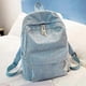 thumbnail image 2 of Backpack Style Soft Female Corduroy Design School Backpack For Teenage Girls Striped Backpack Women, 2 of 3