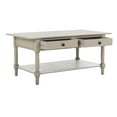 thumbnail image 3 of SAFAVIEH Boris 2-Drawer Coffee Table Vintage Grey, 3 of 7