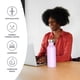 thumbnail image 3 of Botella de Agua de Acero Inoxidable Bambaw, 750 ml, Botella Deportiva Morada, Botella No Aislada, Botella de Acero Inoxidable, Termo Libre de BPA – Lila Claro, 3 of 8