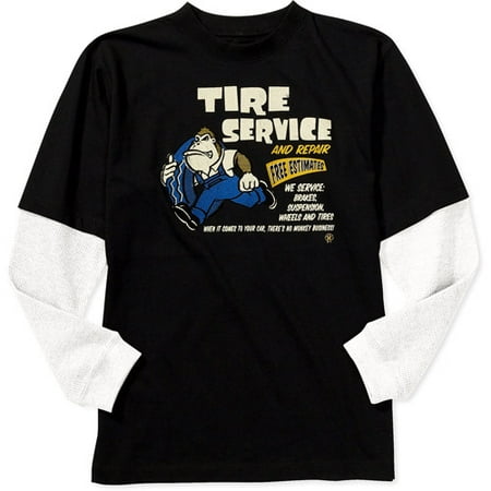 Jesse James - Boys' Graphic Mock Layer T