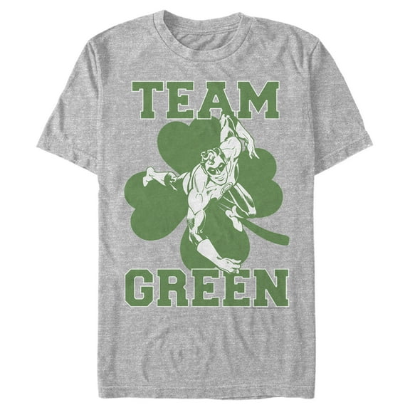Mens Green Lantern St. Patricks Day Team Green T-Shirt Large Athletic Heather