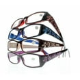 thumbnail image 2 of New Rhinestone Flower Resin Lens Spring Hinges Reading Glasses +1.0~+4.0, 2 of 4