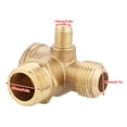 thumbnail image 2 of LHCER Air Compressor Check Valve,Male Thread 90 Degree Brass Air Compressor Check Valve Spare Parts 20*19*10mm,Check Valve, 2 of 8