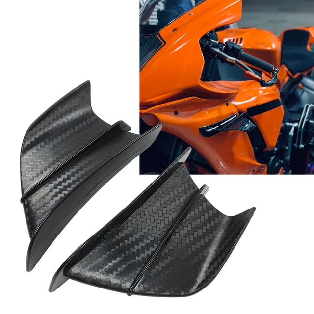 Ala de Viento de Motocicleta, Aletas Aerodinámicas de Motocicleta A Prueba de DESGASte anti ultravioleta duradera para Moto