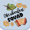 thumbnail image 4 of Inktastic Oktoberfest Squad Hat, Accordion, Pretzels Boys or Girls Baby Bib, 4 of 4