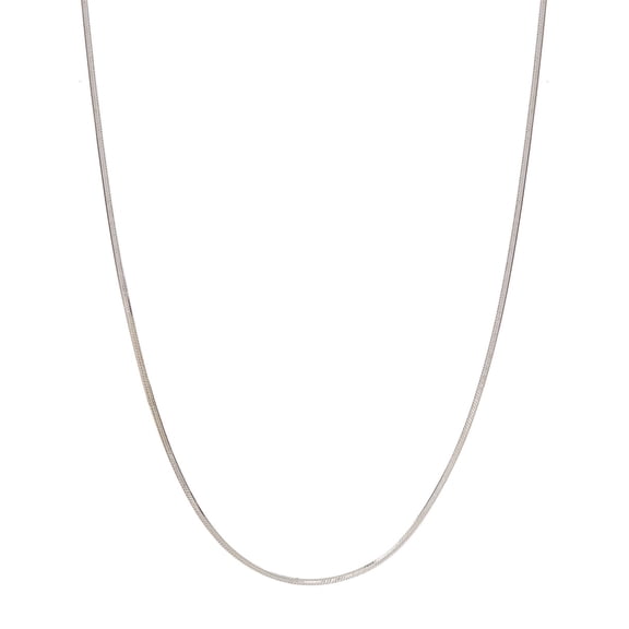 Amy and Annette Italian Sterling Silver Snake Chains 18"