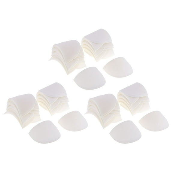 18 Pair Sponge Shoulder Pads Covered Set-in Shoulder Sewing Supplies