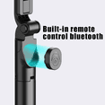 thumbnail image 3 of Palo selfie Bluetooth portátil con luz de relleno-XT02S con luz de belleza-[negro clásico] MFZFUKR CPB-US-WZY153-1, 3 of 5