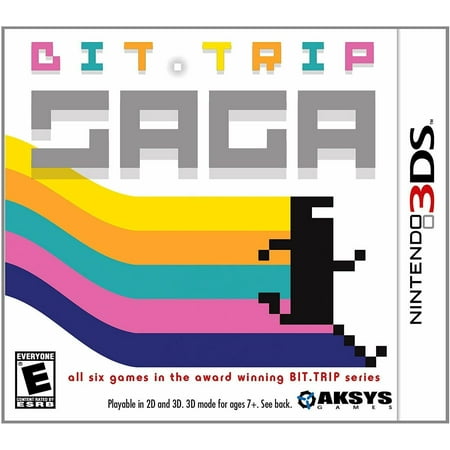 Bit.Trip Saga [Nintendo 3DS Aksys Games 6 Classic 8 Bit Retro Rhythm Platformer]