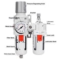 thumbnail image 2 of Lubricador regulador de filtro de aire comprimido NANPU 1/2 NPT, 2 of 7