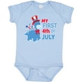 thumbnail image 3 of Inktastic My First 4th of July with Dinosaur Boys or Girls Baby Bodysuit, 3 of 5