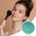 thumbnail image 6 of Unique Bargains Hand-held Makeup Brush Cleaner 1 Pc Green, 6 of 6