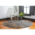 thumbnail image 6 of Unique Loom Aurora Collection Area Rug - Sala (8' Round Gray/Beige), 6 of 6