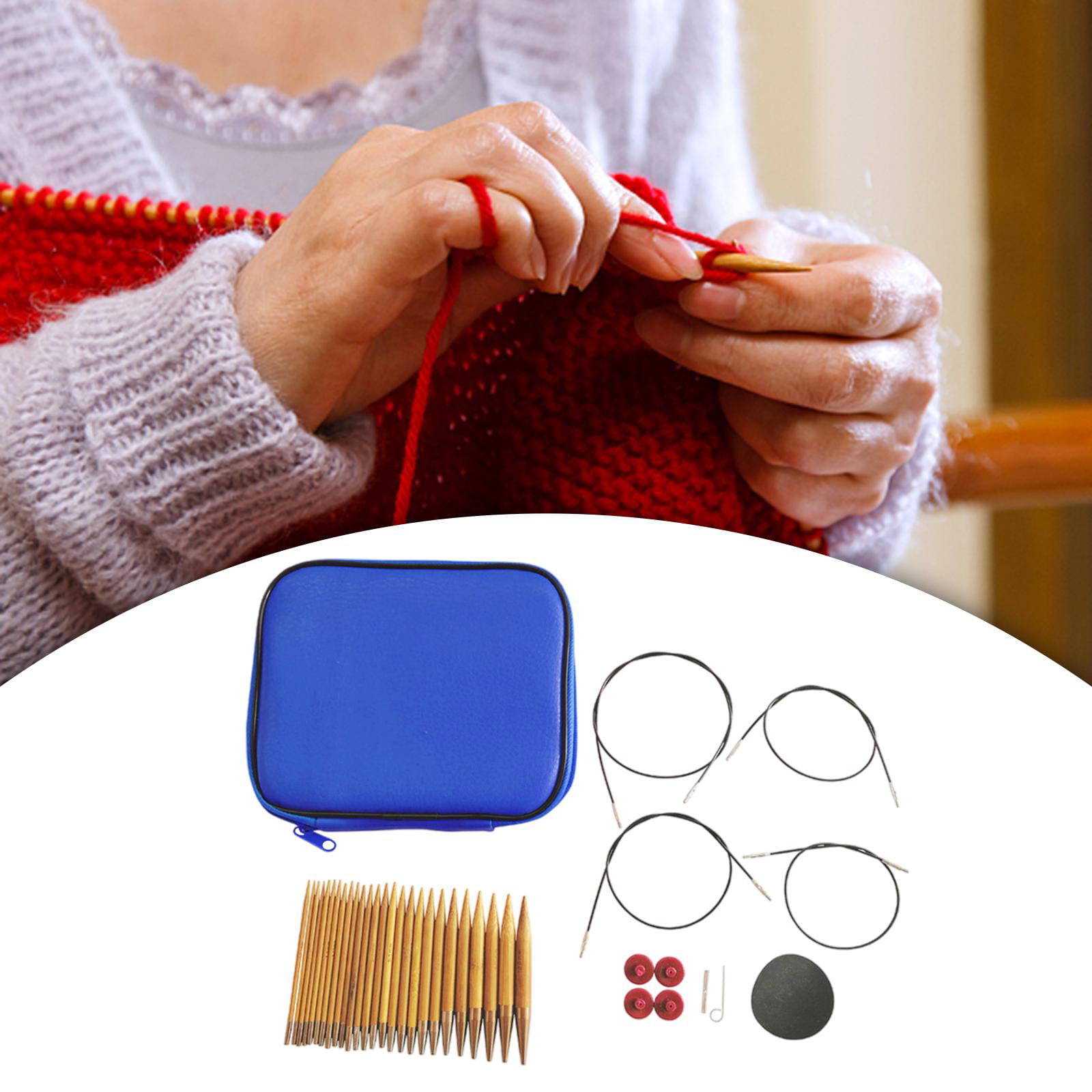 Plastic Yarn Needle for Knitting, 2.75 and 3.5 sizes, multi