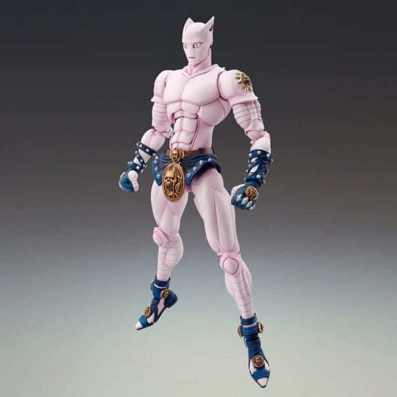 New Killer Queen Figure Statue 16cm/6.3inch PVC Character Movable Figurine Cosplay Action Figures Model Collectible Anime Fans Gift (Pink)