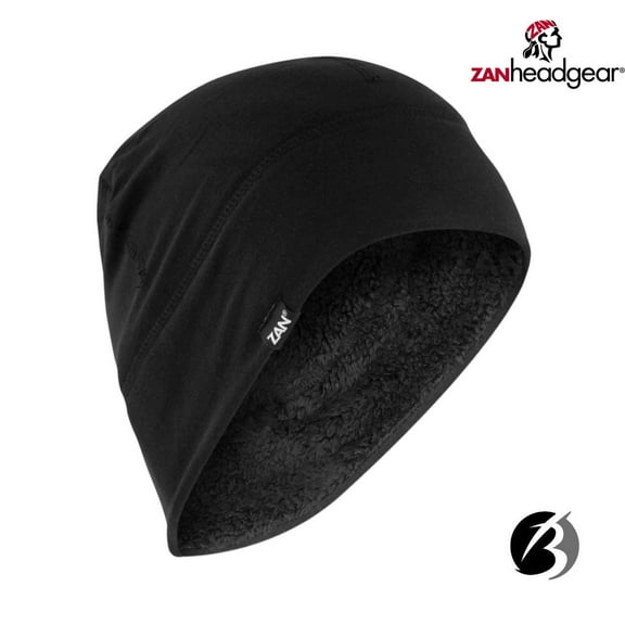 Zan Headgear Sportflex Series Beanie (One Size Fits Most, Black)