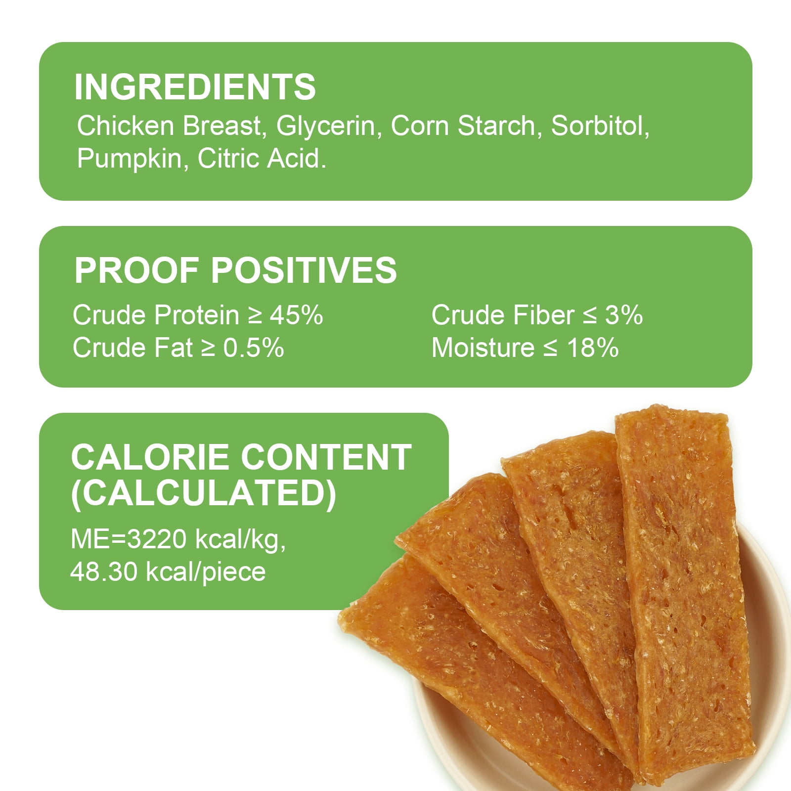 MON2SUN Chicken & Pumpkin Jerky Slice Small Dog Treats, 21.2 oz