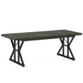thumbnail image 3 of Barara King Dining Table, Kitchen Dining Table,Wood Dining Table, Farmhouse 70.8" Kitchen Table for 6 People,Black Oak, 3 of 8
